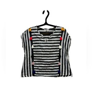 THML linen tasseled Top Size M